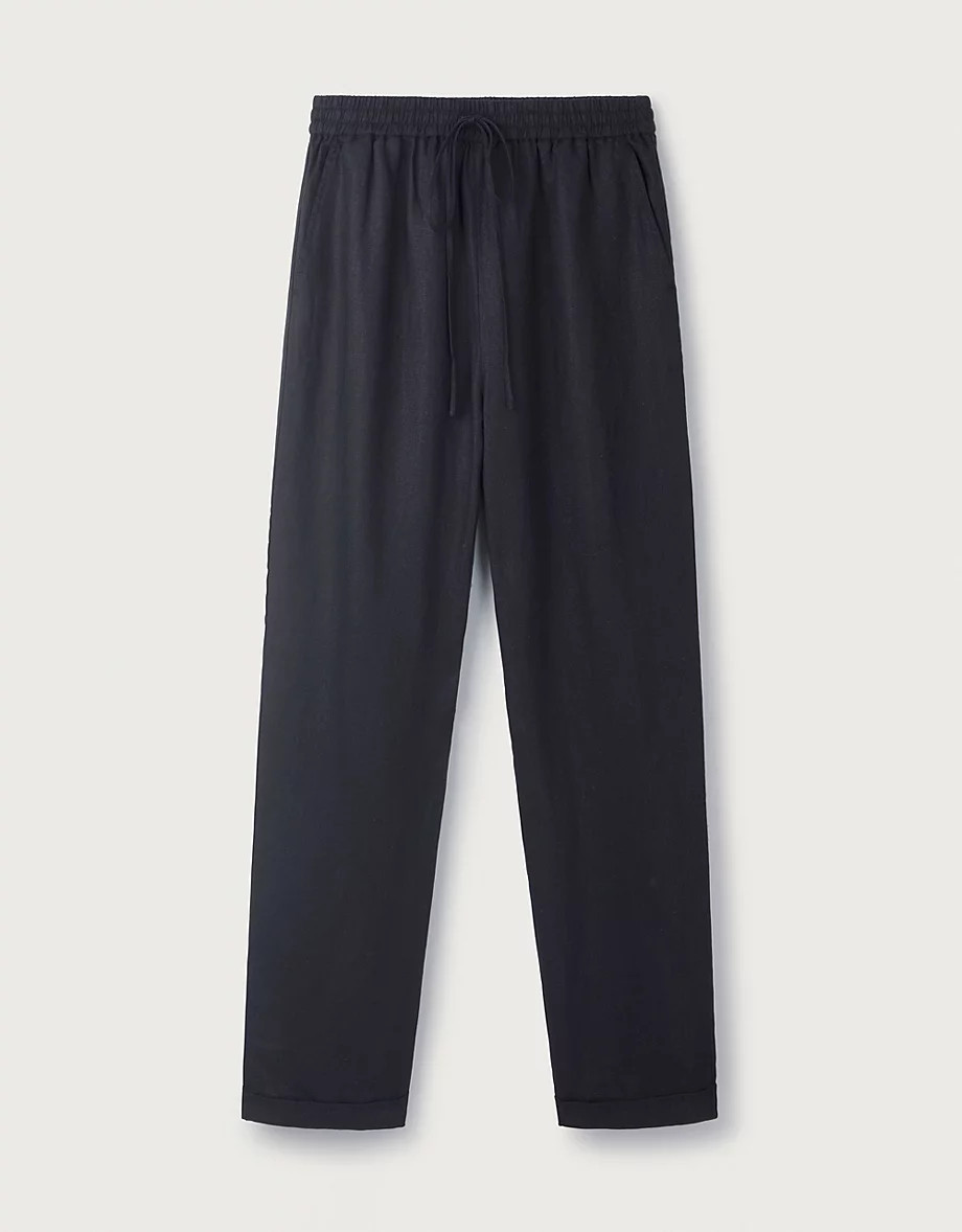 Linen Tapered Leg Trouser | Trousers & Leggings | The  White Company | The White Company (UK)