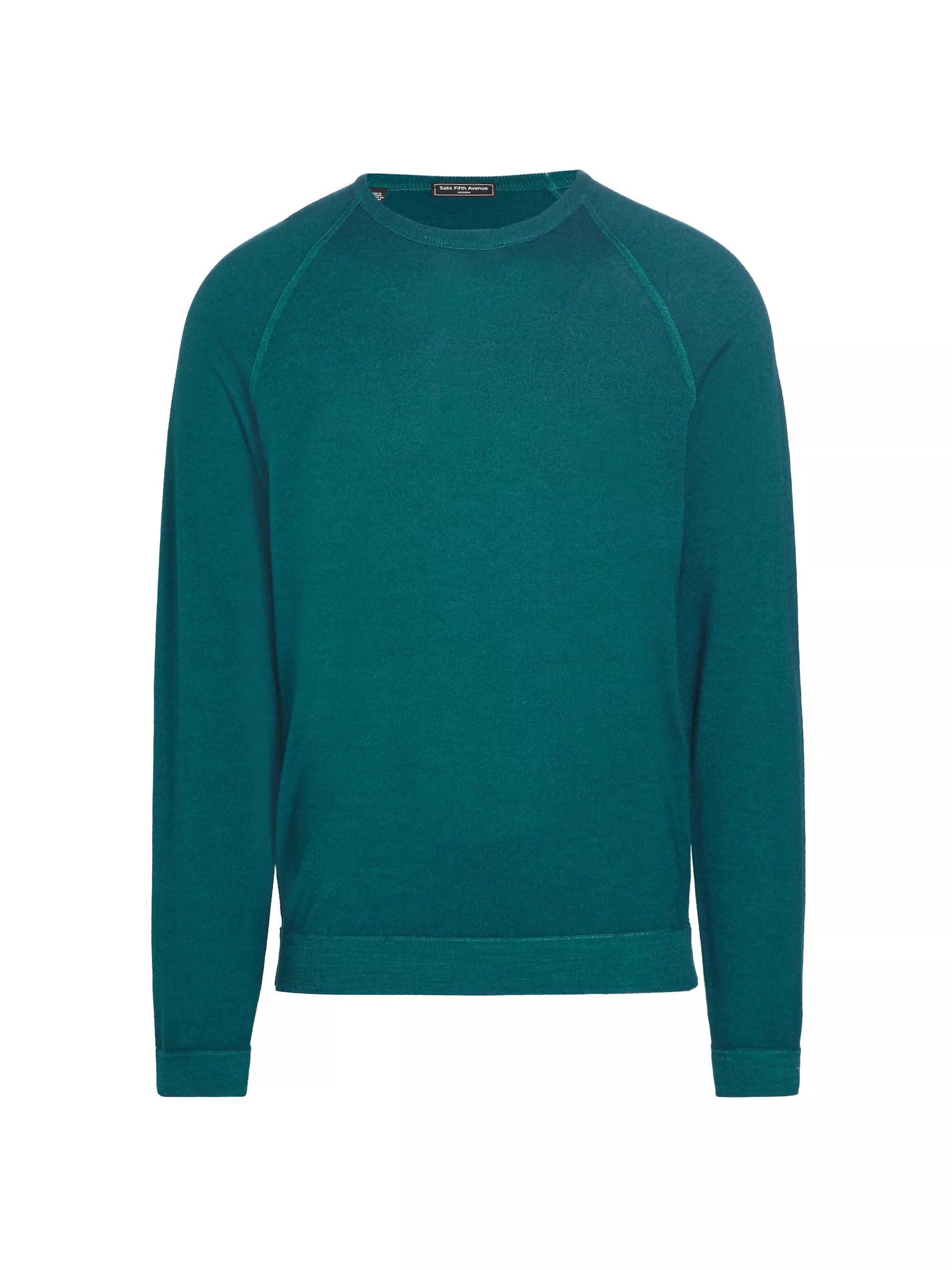 Shop Saks Fifth Avenue COLLECTION Wool Crewneck Slim-Fit Sweater | Saks Fifth Avenue | Saks Fifth Avenue