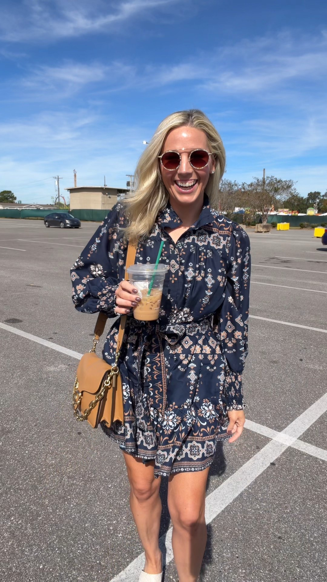 Thursday OOTD and linking Erin’s top and skirt! 
Dress- Avara, size small and can size down if in between but does run short, I’m 5’3 and I’ve washed and dried it.. Use code bobbi15
Shoes- old but linking them and some other tall shoes 
Bag-coach
Sunnies- Krewe (linking a look for less too)

#LTKFindsUnder50 #LTKStyleTip #LTKFindsUnder100