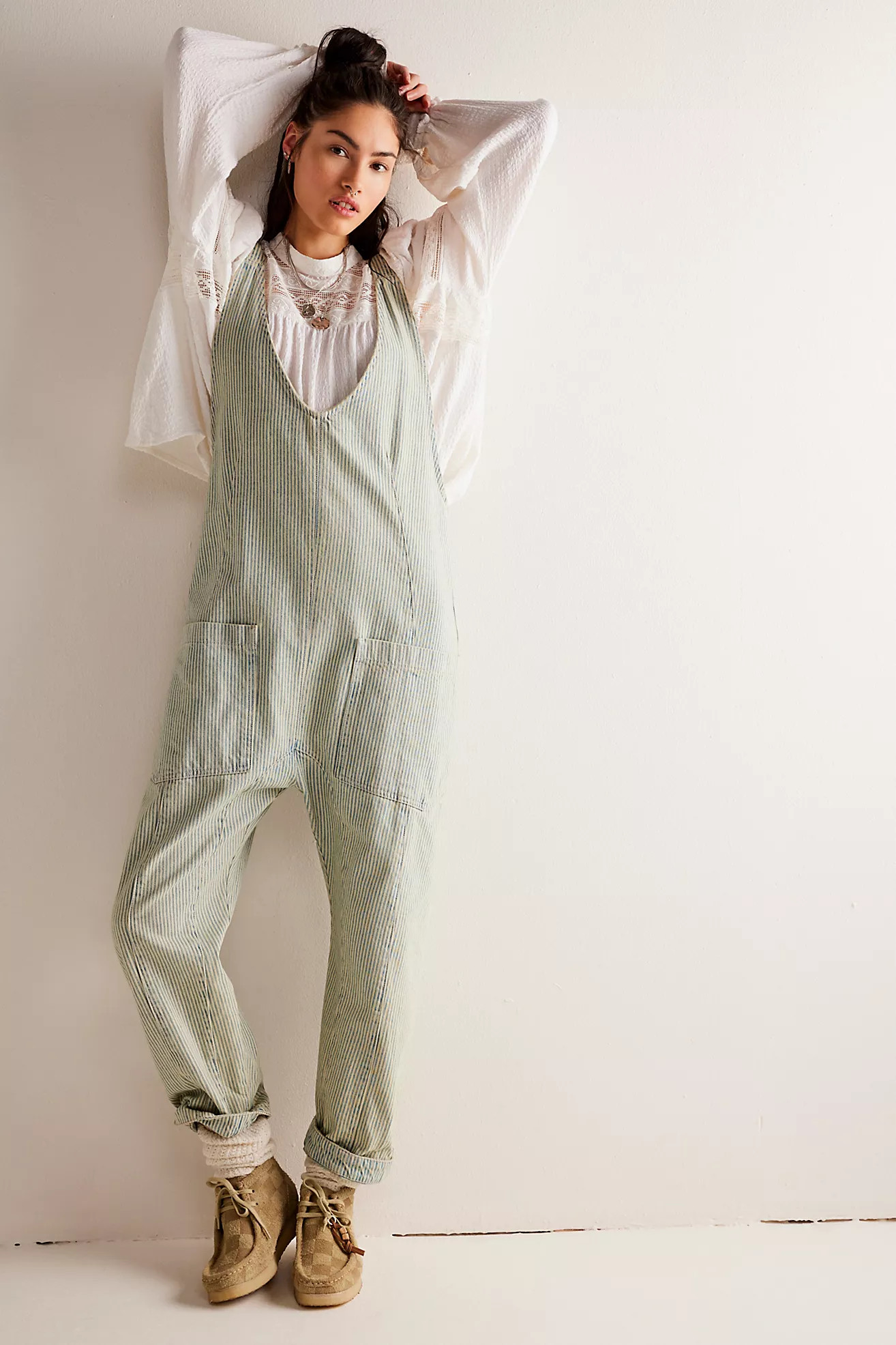 We The Free High Roller Railroad Jumpsuit | Free People (Global - UK&FR Excluded)