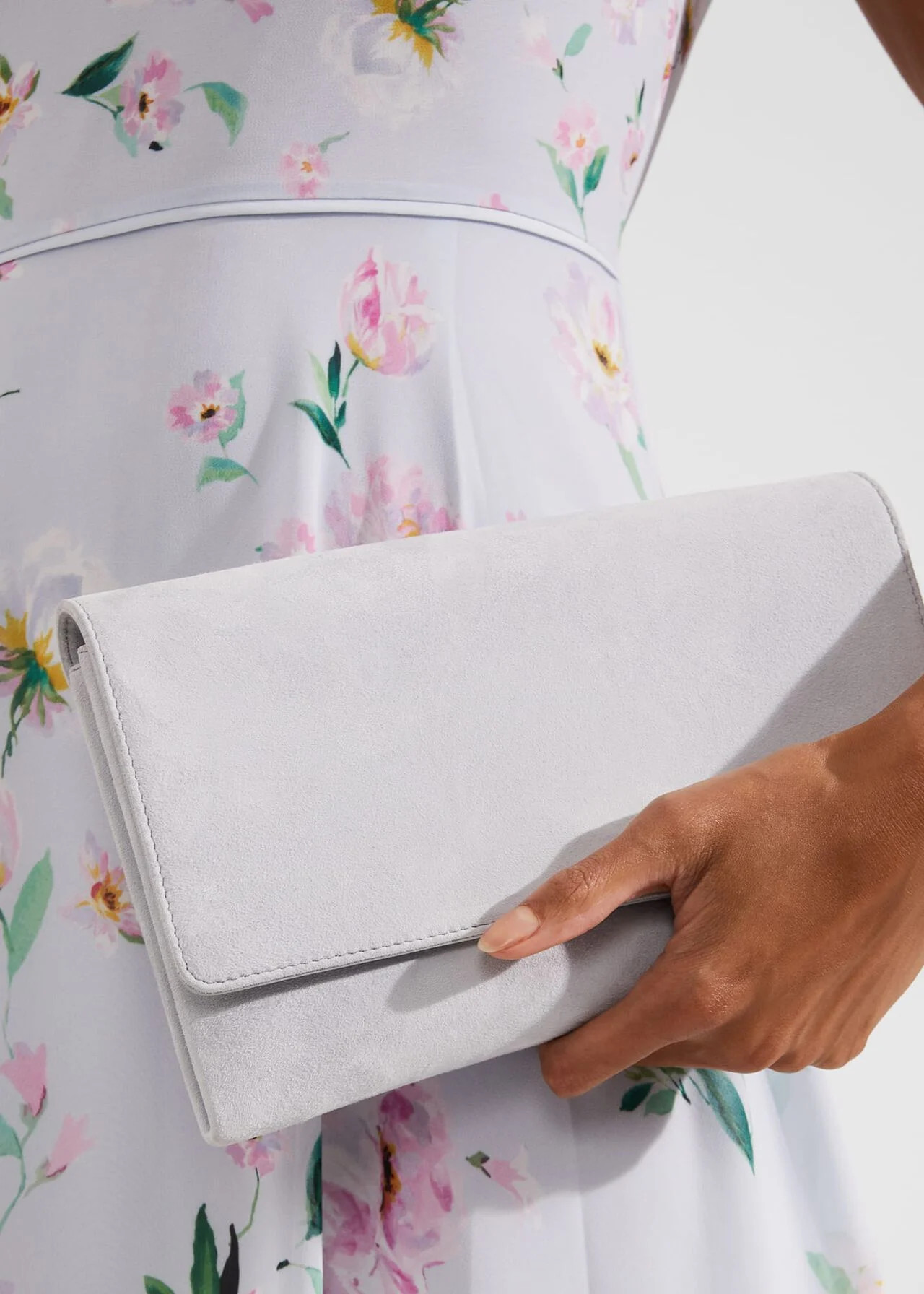 Chelsea Suede Clutch Bag | Hobbs UK | | Hobbs