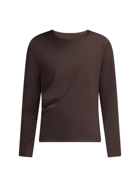 Organic Cotton Crewneck Long-Sleeve Shirt | Lululemon (US)