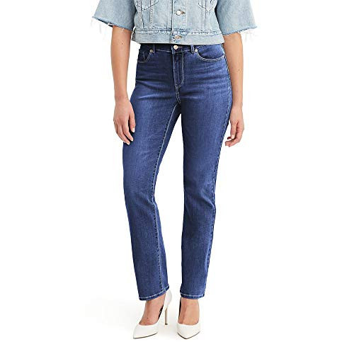 Levi's Womens Classic Straight (Also Available In Plus) Jeans, Lapis Dark Horse, 31 Long US | Amazon (US)