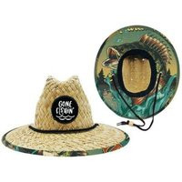 Toddler Custom Logo Patch Bass Straw Lifeguard Hat Sun Beach Summer Fish Fishing | Etsy (US)