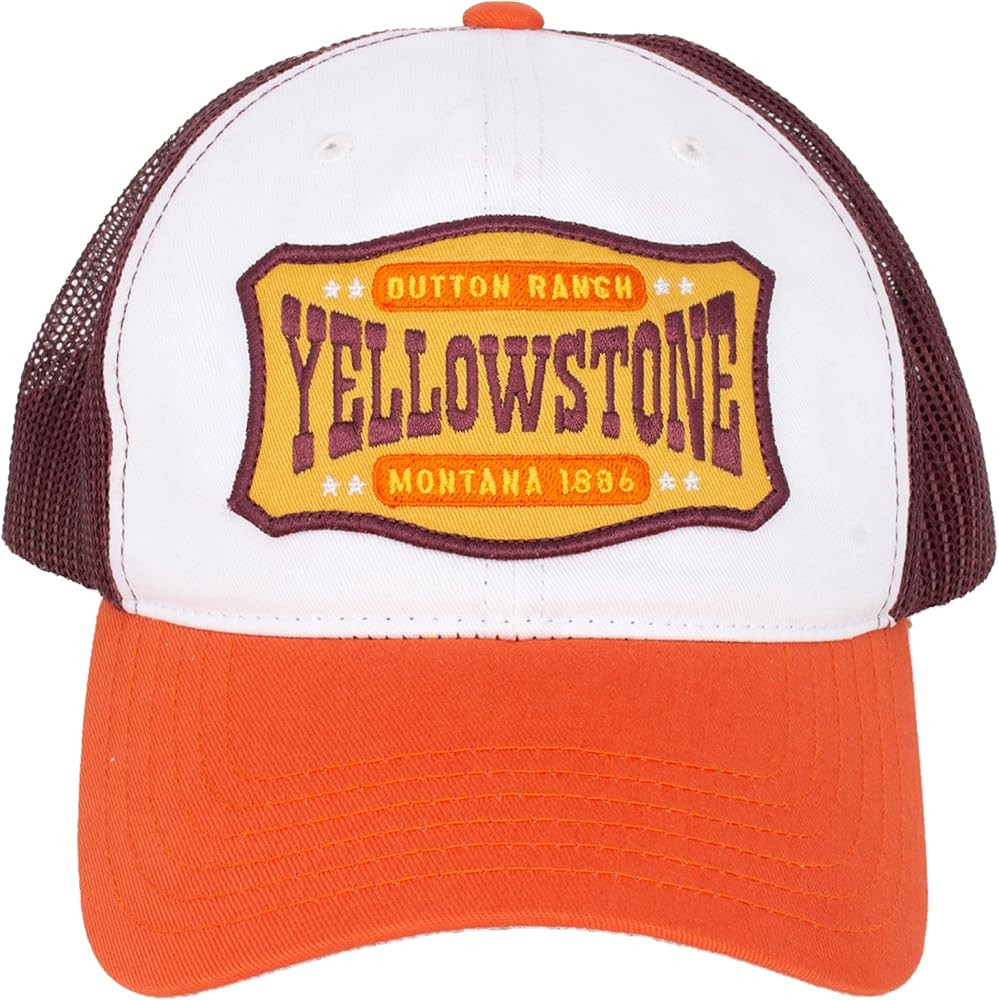 Concept One Yellowstone Trucker, Adjustable Snapback Mesh Baseball Hat with Curved Brim | Amazon (US)
