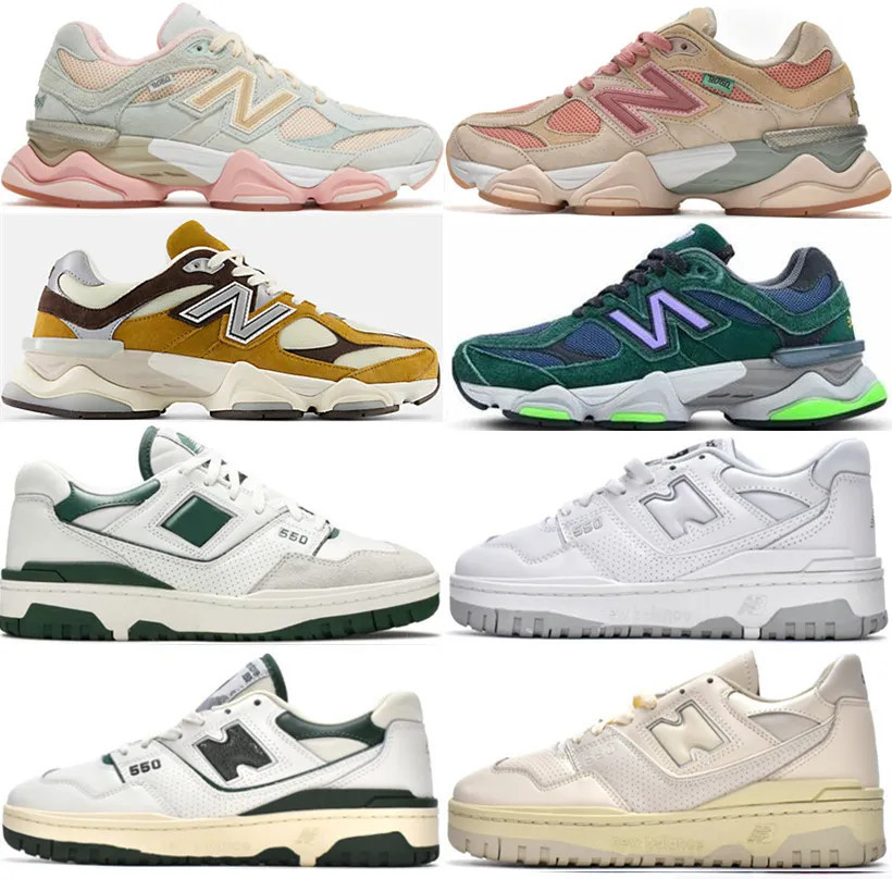 AAAA Dupe New Balance 9060 550 mens women casual shoes sneakers Lakers Triple Black Cream Black S... | DHGate