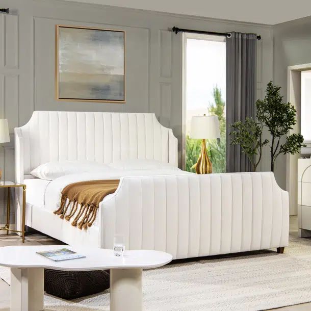 Marcelle Upholstered Slat Bed | Wayfair North America