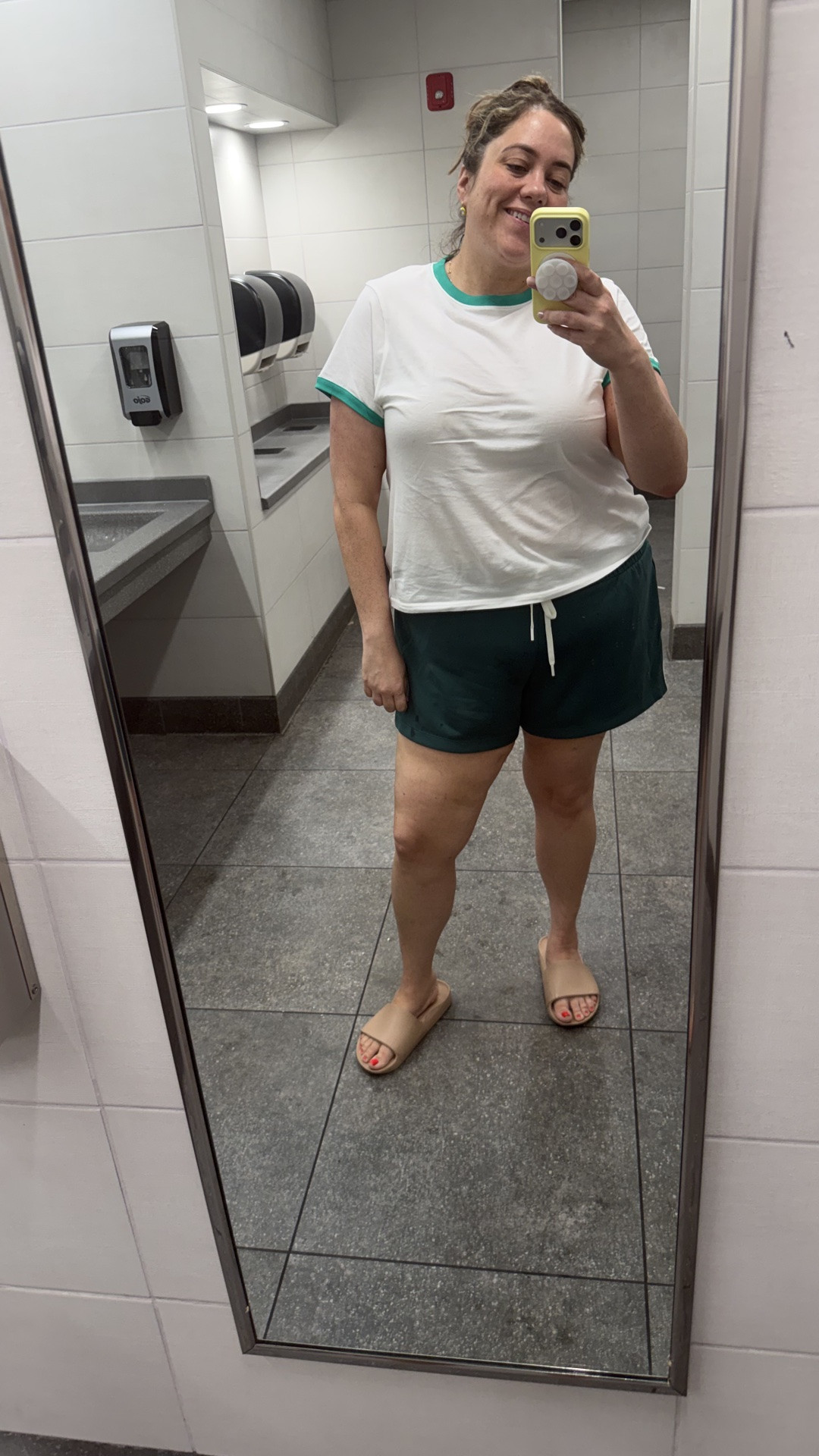 I love @Target athleisure. Disappointed it's not as size inclusive as it used to be, but it's one of the few places to find reasonably priced workout gear in sizes up to 4X. 

Like these soft shorts that have a little pleat. But they're so soft. 

The green is on clearance, and the blue and black are on sale until June 6. But I think they're worth full price!

I'm in size 1X, my true size according to size chart.

#LTKfitnessgoals #LTKPlusSize