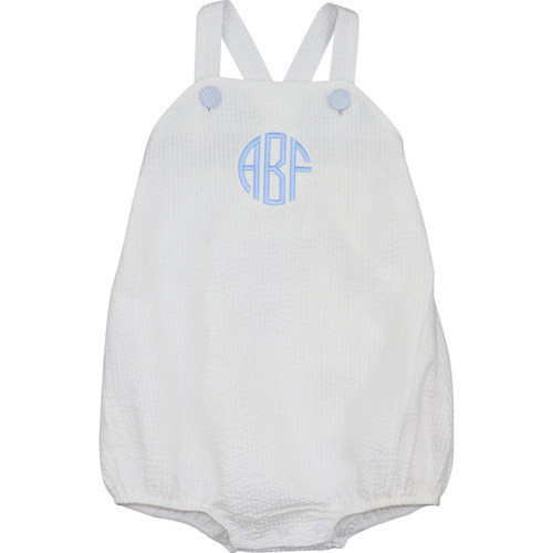 White Seesucker Bubble - Shipping Late February | Cecil and Lou