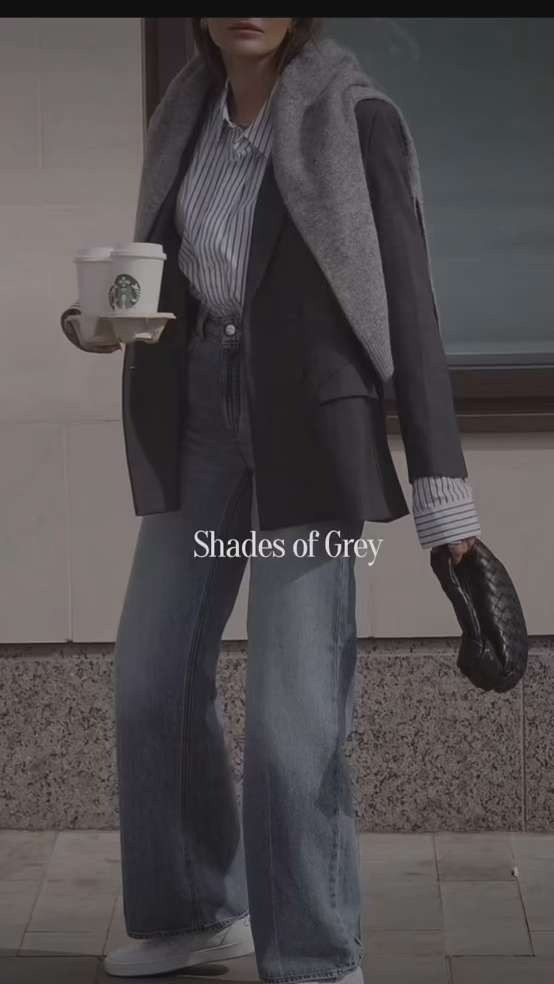 Shades of grey, from light grey to deep charcoal, are such chic additions to any fall capsule wardrobe. Grey is incredibly versatile and works beautifully in any piece of clothing. Whether it's a pair of grey jeans, a cozy grey cardigan, or even a scarf, this color brings a sophisticated, timeless touch to your outfits. I also love how silver accents can add a modern edge. Grey effortlessly complements other neutral tones, making it a must-have for fall!
 

 #LTKSeasonal #LTKStyleTip #LTKWorkwear