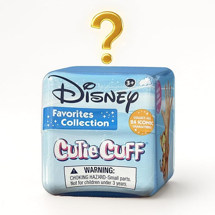 Disney Cutie Cuff Mystery Box Plush Slap Bracelet, Series 1-3 - Collectible Favorites Series Char... | Amazon (US)