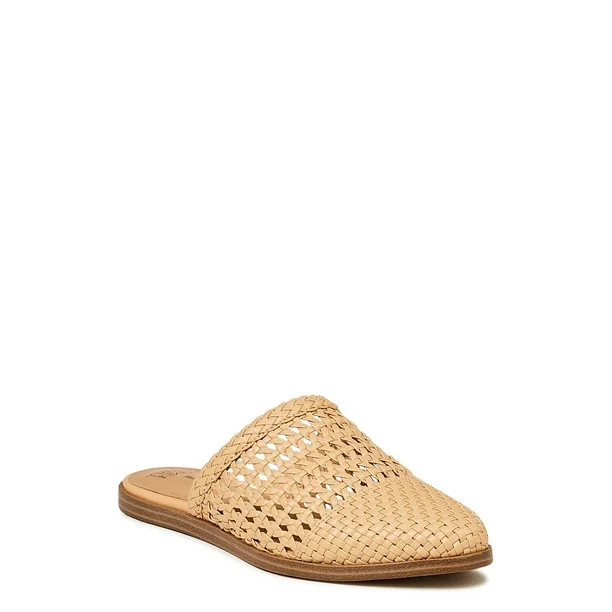 Time and Tru Women's Flat Woven Mule - Walmart.com | Walmart (US)