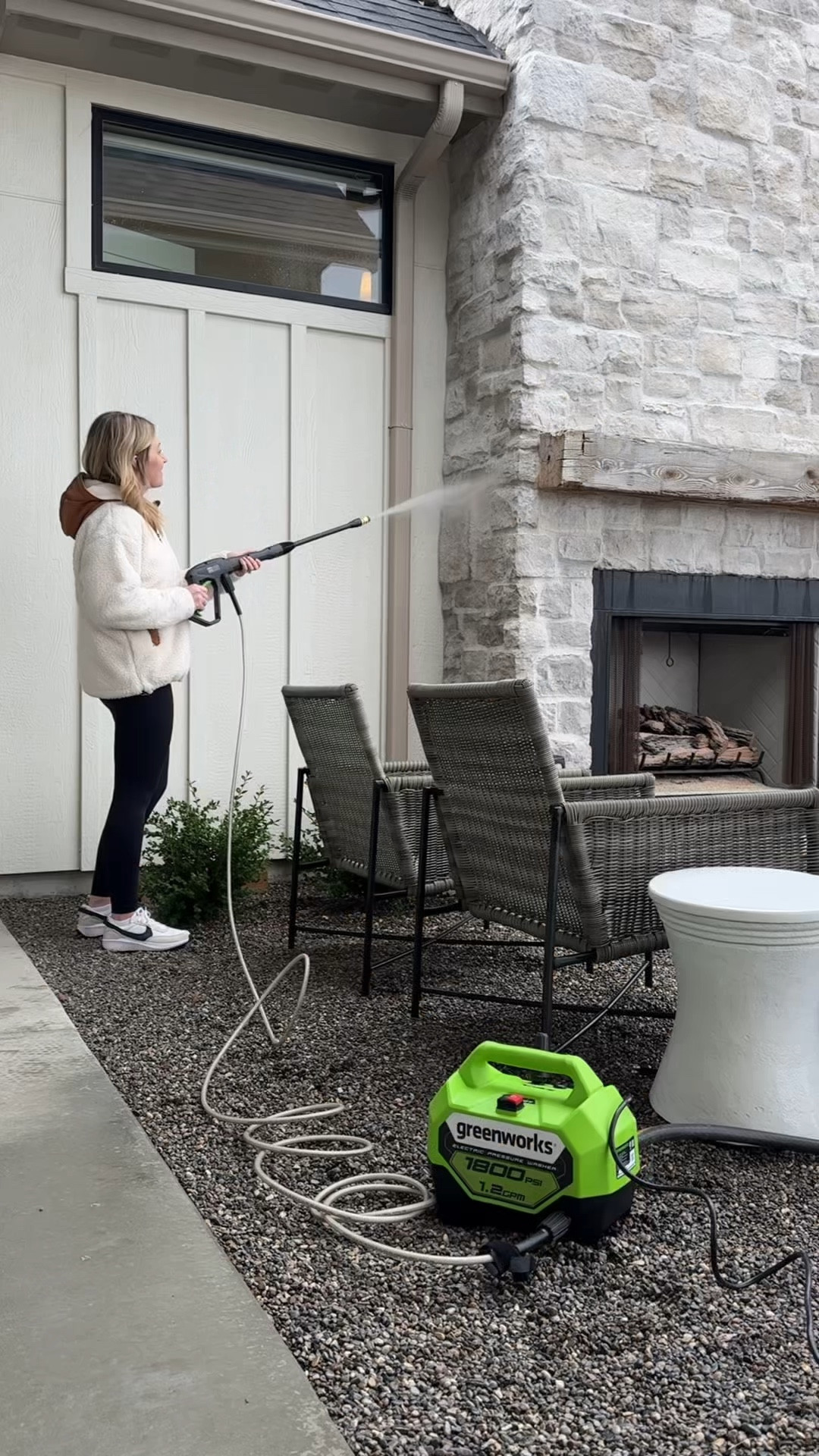 This was such an easy and fun patio refresh with @loweshomeimprovement! This lightweight and compact power washer is amazing! I love that it’s so portable, and my husband loves that it stores away nicely but is powerful enough to tackle any project! These outdoor planters are a 10/10 for me - the gorgeous color and texture is so dreamy! 
I already want to order more! 

#lowespartner #ad

#LTKStyleTip #LTKHome #LTKSeasonal