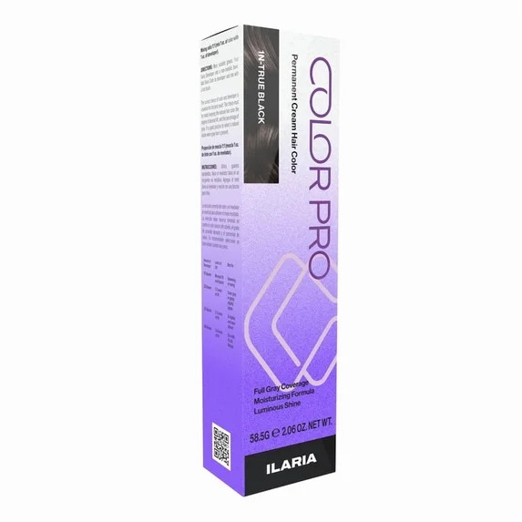 Ilaria ColorPro Permanent Hair Color 1N-True Black 2 oz | Walmart (US)