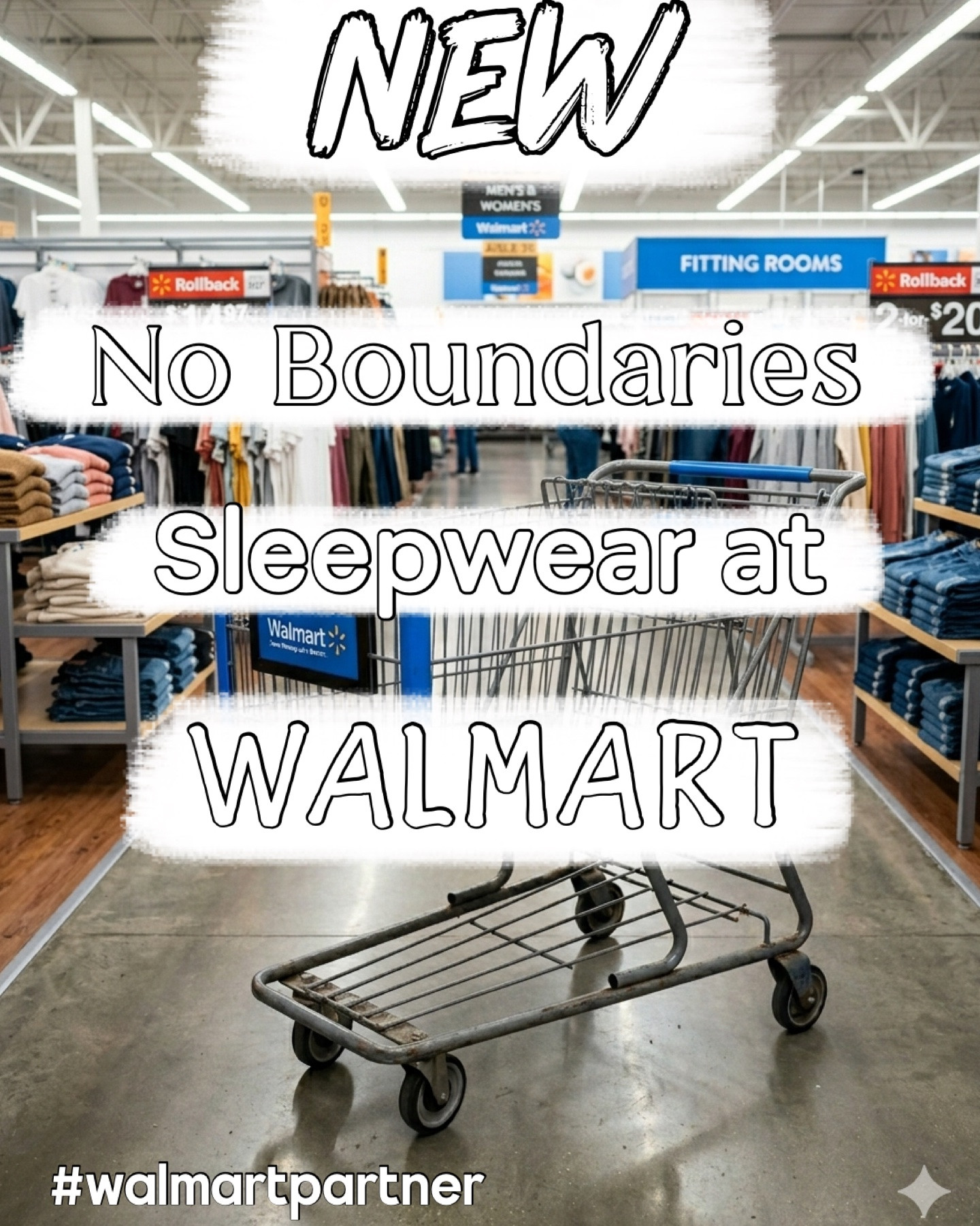 New No Boundaries sleepwear at Walmart!