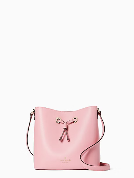Kate Spade Sadie Bucket Bag, Bright Carnation | Kate Spade Outlet