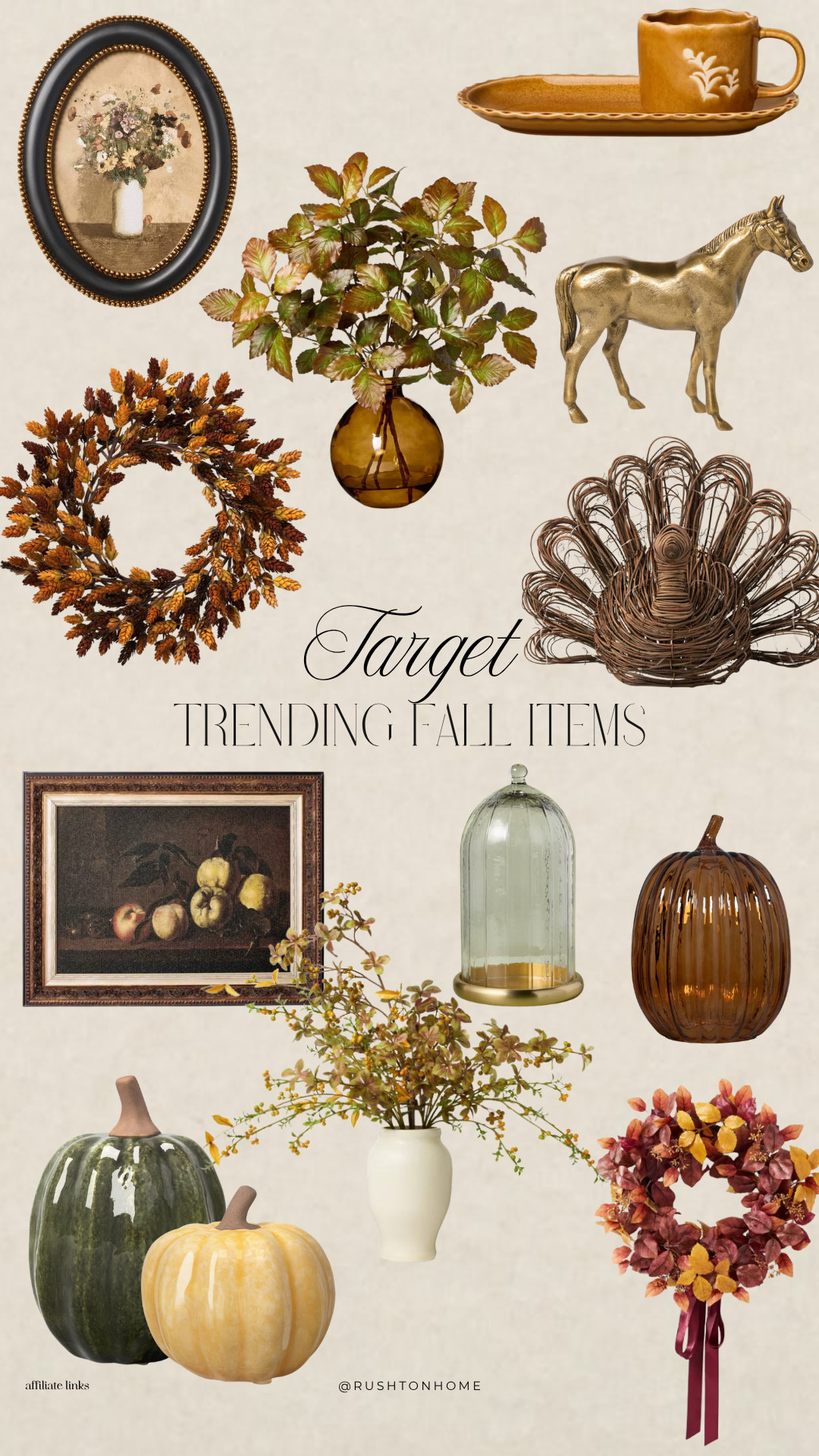Target fall decor, Target fall finds, Target home decor, fall home decor, autumn decor finds, cozy fall decor, affordable fall decor, fall decorating ideas, fall wreath, glass pumpkins, ceramic pumpkins, amber glass decor, fall florals, fall vase arrangement, vintage fall decor, brass horse decor, cottage fall decor, traditional fall decor, cozy home finds, neutral fall decor, fall home inspiration, Target home finds, fall 2026 decor 

 #LTKHome
