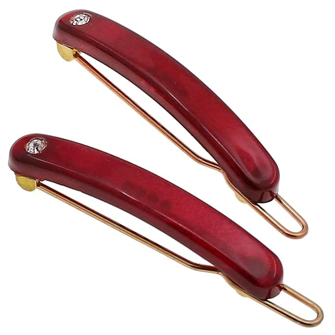 Camila Paris CP3255 French Hair Barrettes Clips for Women Small Girls Side Slide-in Barrette Clip... | Amazon (US)