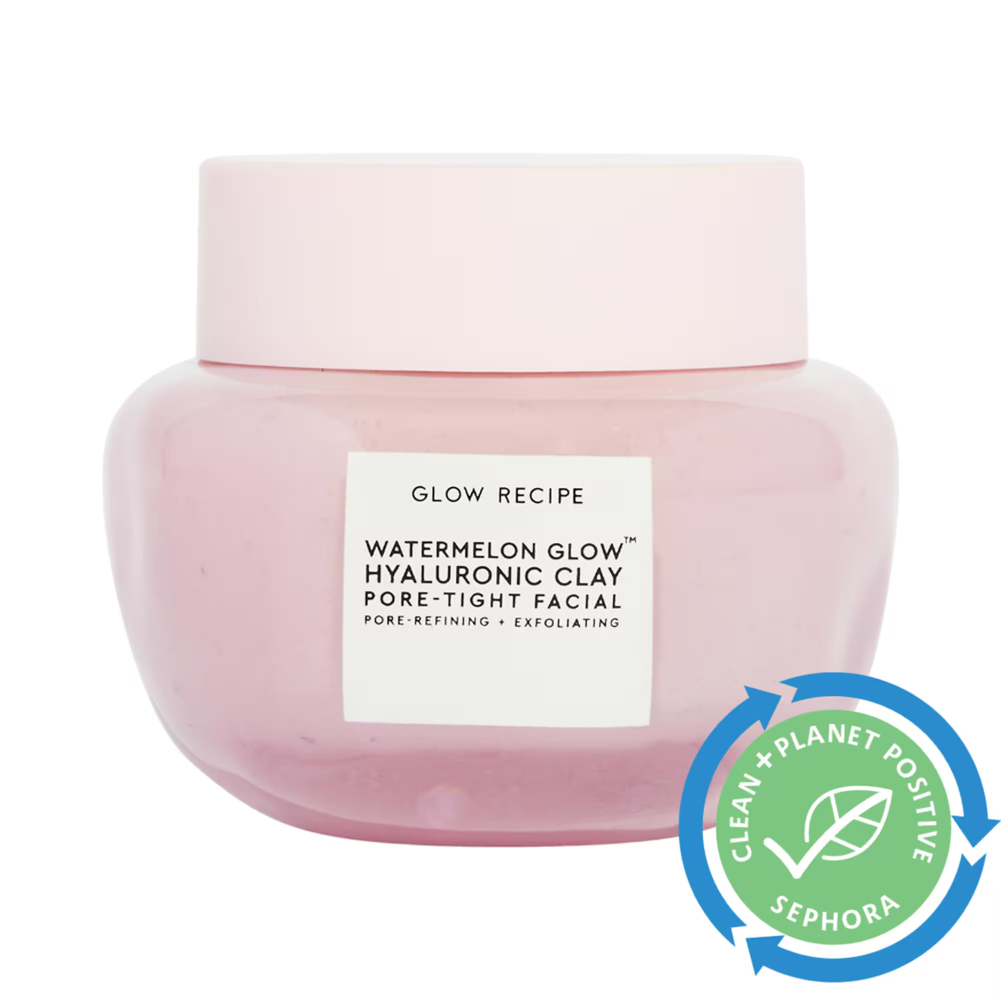 Glow Recipe Watermelon Glow Hyaluronic Clay Pore-Tight Facial Mask 2.03 oz/ 60 mL | Sephora (US)