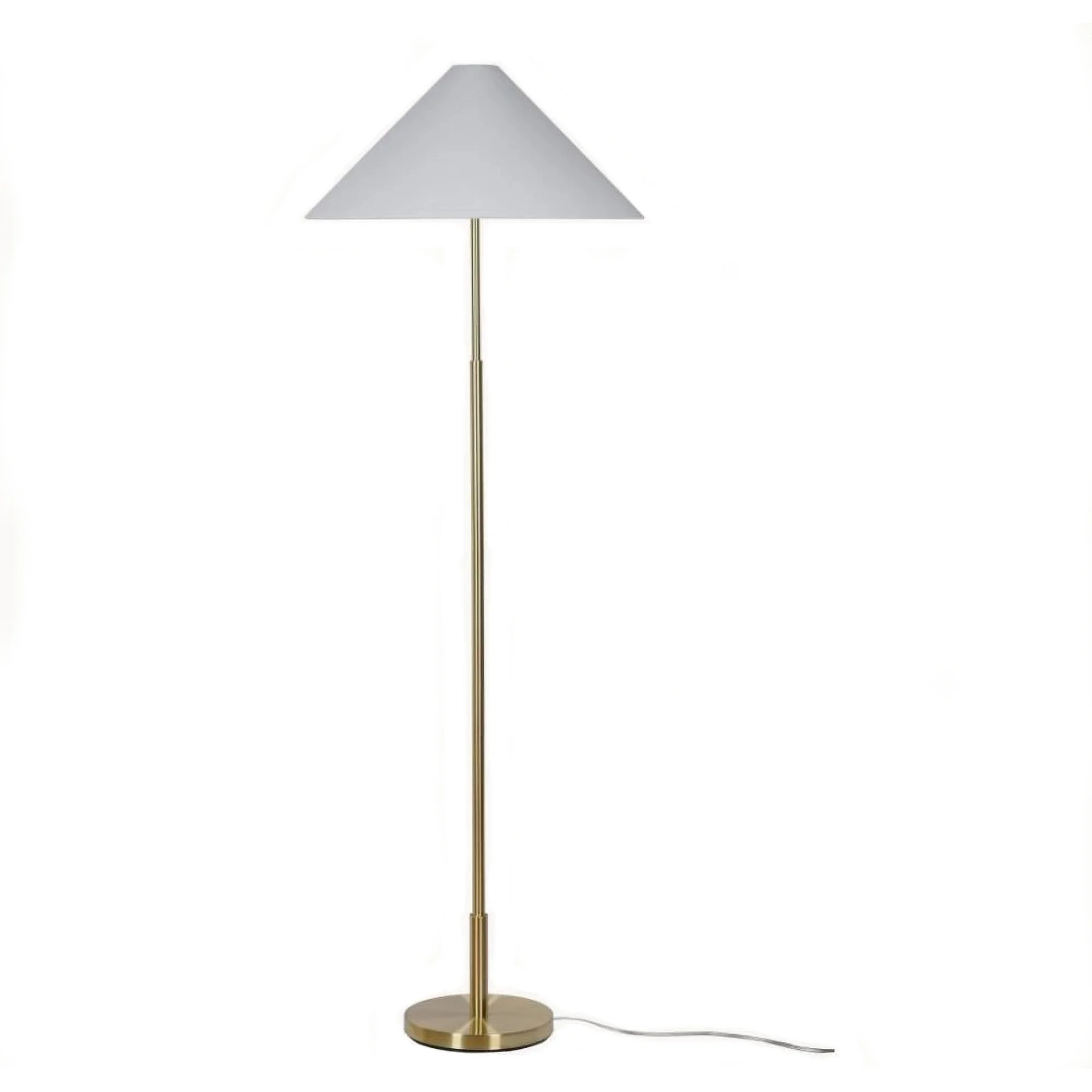 My Texas House 64 in 1 Light Gold brass Floor Lamp White | Walmart (US)