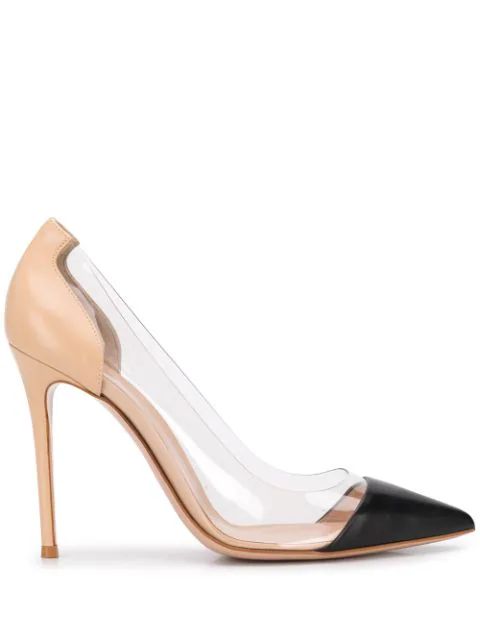 Plexi contrasting-toe pumps | Farfetch (RoW)