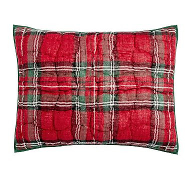 Stewart Plaid Cloud Quilt | Pottery Barn (US)