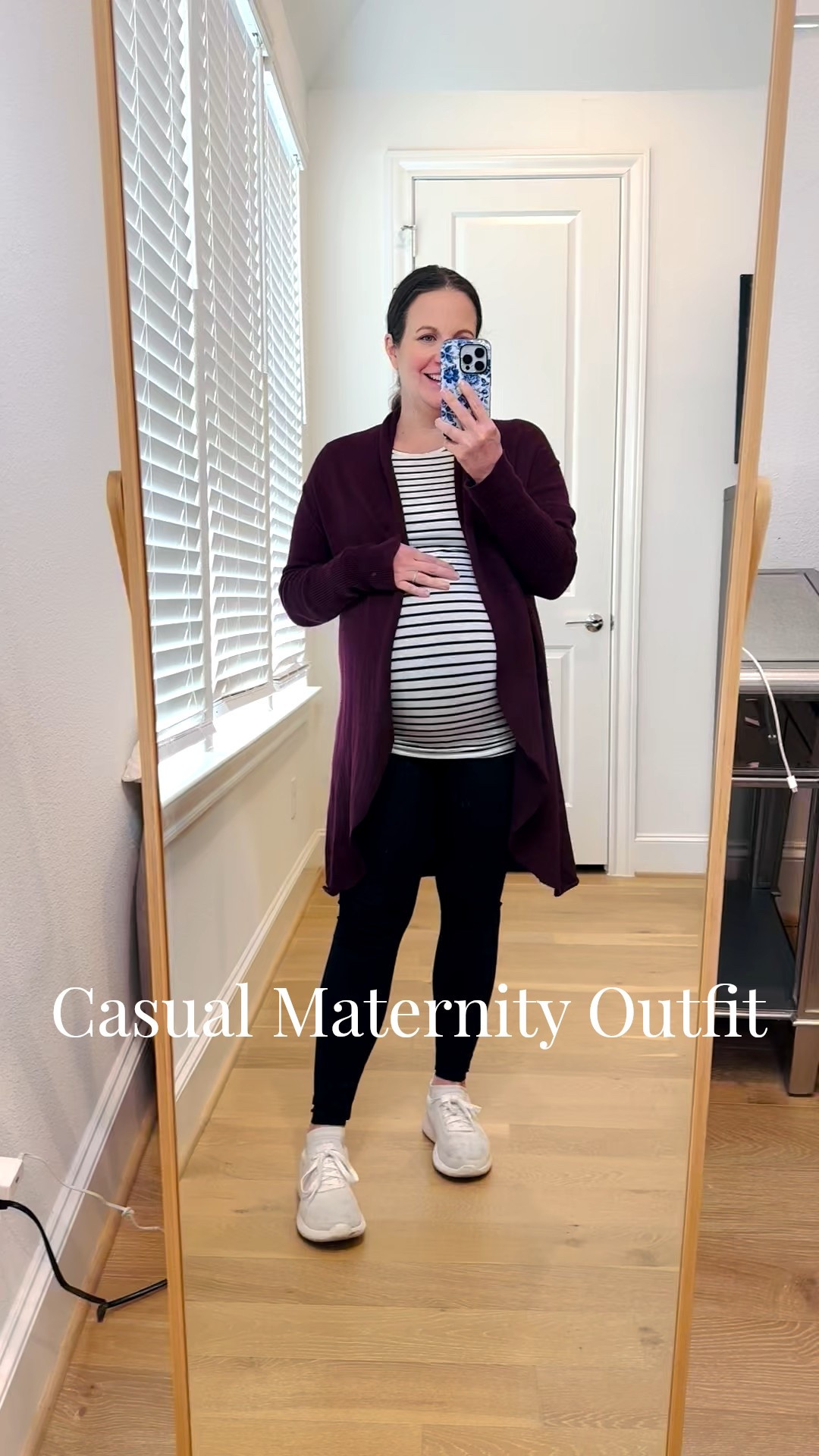 An effortless winter outfit built around comfort, layering, and everyday pregnancy style. This maternity outfit features the best maternity leggings paired with affordable maternity tees—truly my favorite pregnancy tshirts for mixing and matching all season long.

I layered a long cardigan over a classic striped long sleeve shirt for an easy, polished look and finished it off with comfortable slip on sneakers. It’s the kind of relaxed casual fashion outfit that works perfectly for errands, casual days out, or everyday mom life during pregnancy.

Everything is linked below so you can recreate this cozy, bump-friendly winter look


#LTKBump #LTKSeasonal #LTKOver40