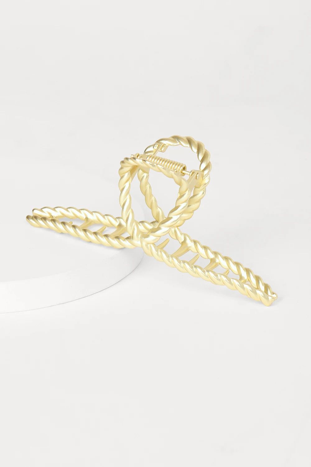Chic Piece Gold Twisted Hair Clip | Lulus (US)