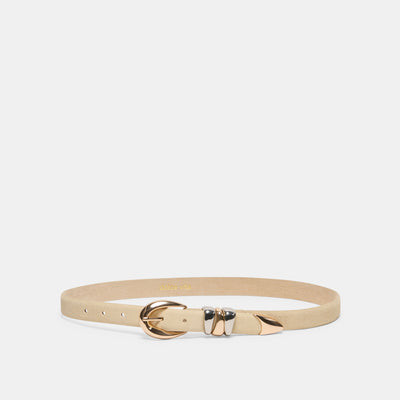Mixed Metal Buckle Belt in Sand Size XS/S By Dolce Vita | DolceVita.com