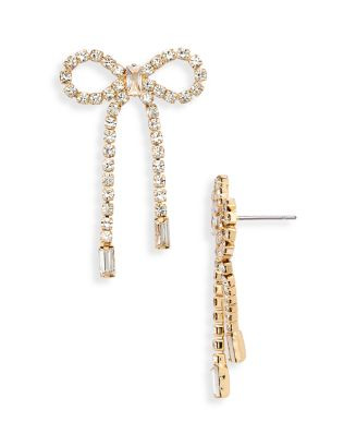 Cubic Zirconia Bow Drop Earrings - Exclusive | Bloomingdale's (US)