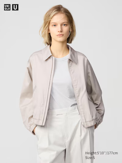 Zip-Up Short Blouson | UNIQLO (UK)