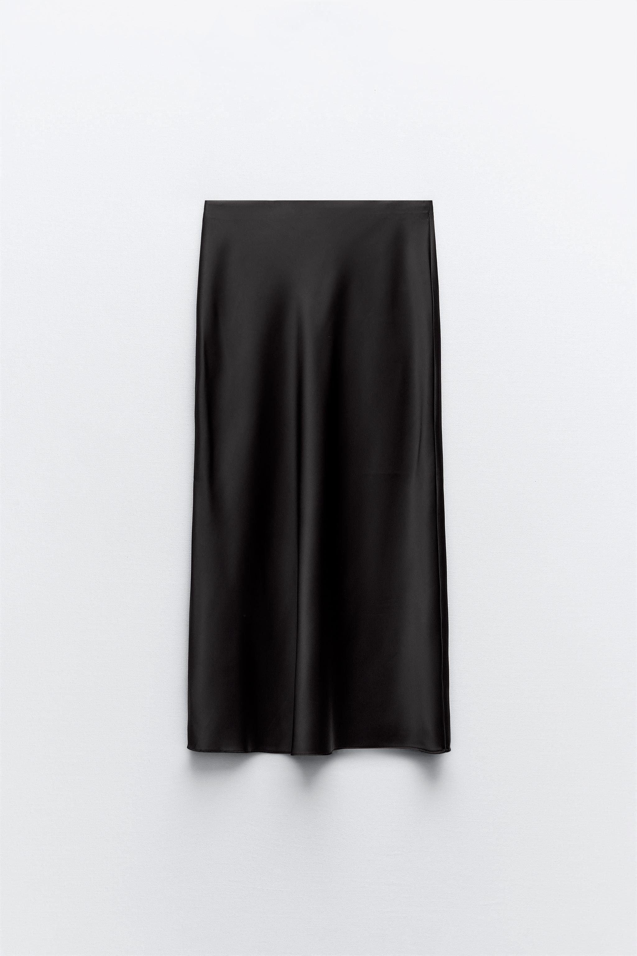 SATIN MIDI SKIRT | Zara UK