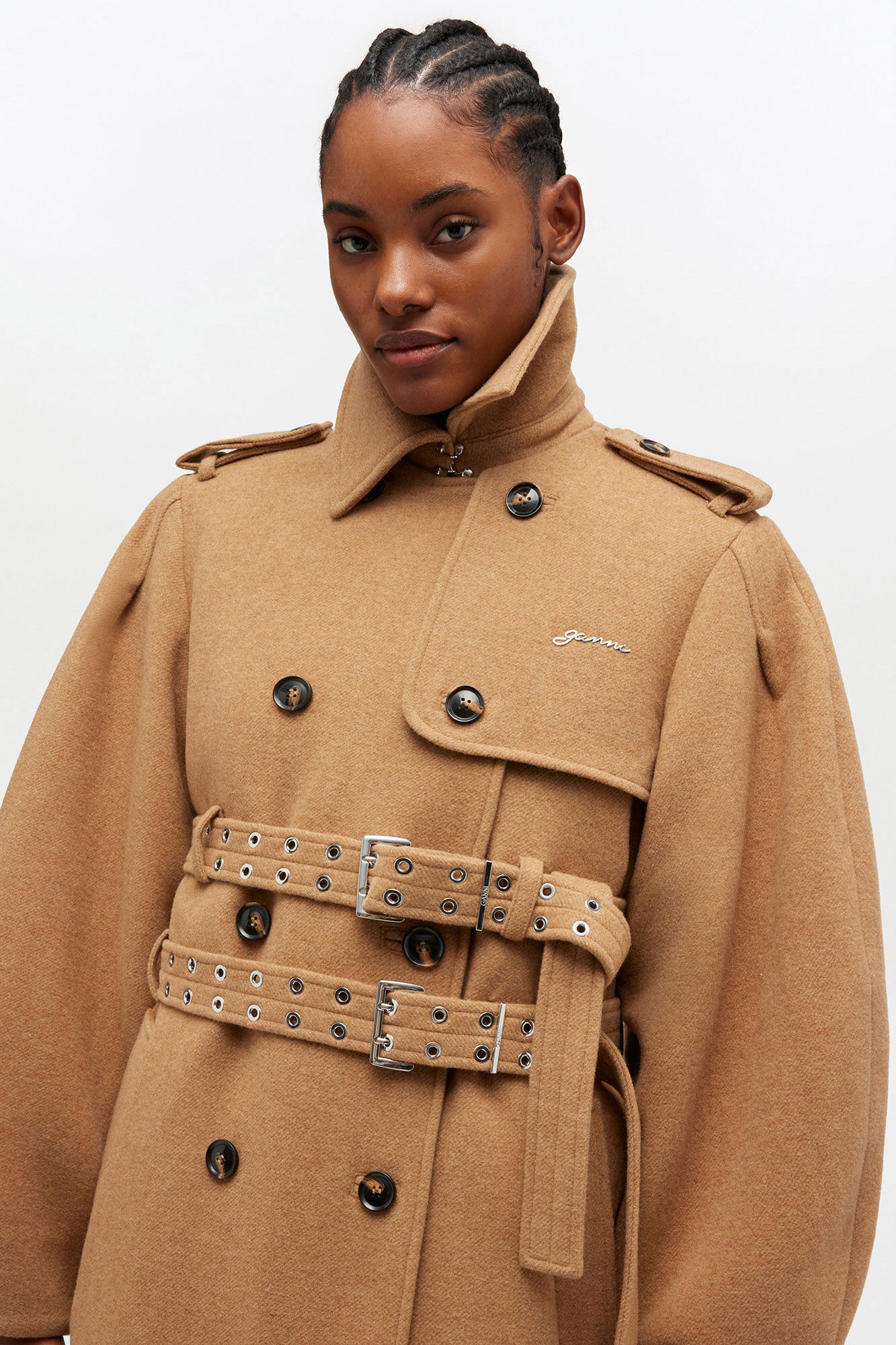 Wool Trench Coat | Ganni