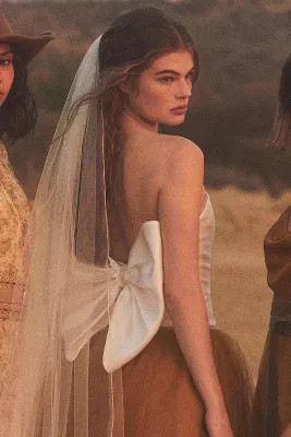 Bow Tie Strapless Top | Anthropologie (US)