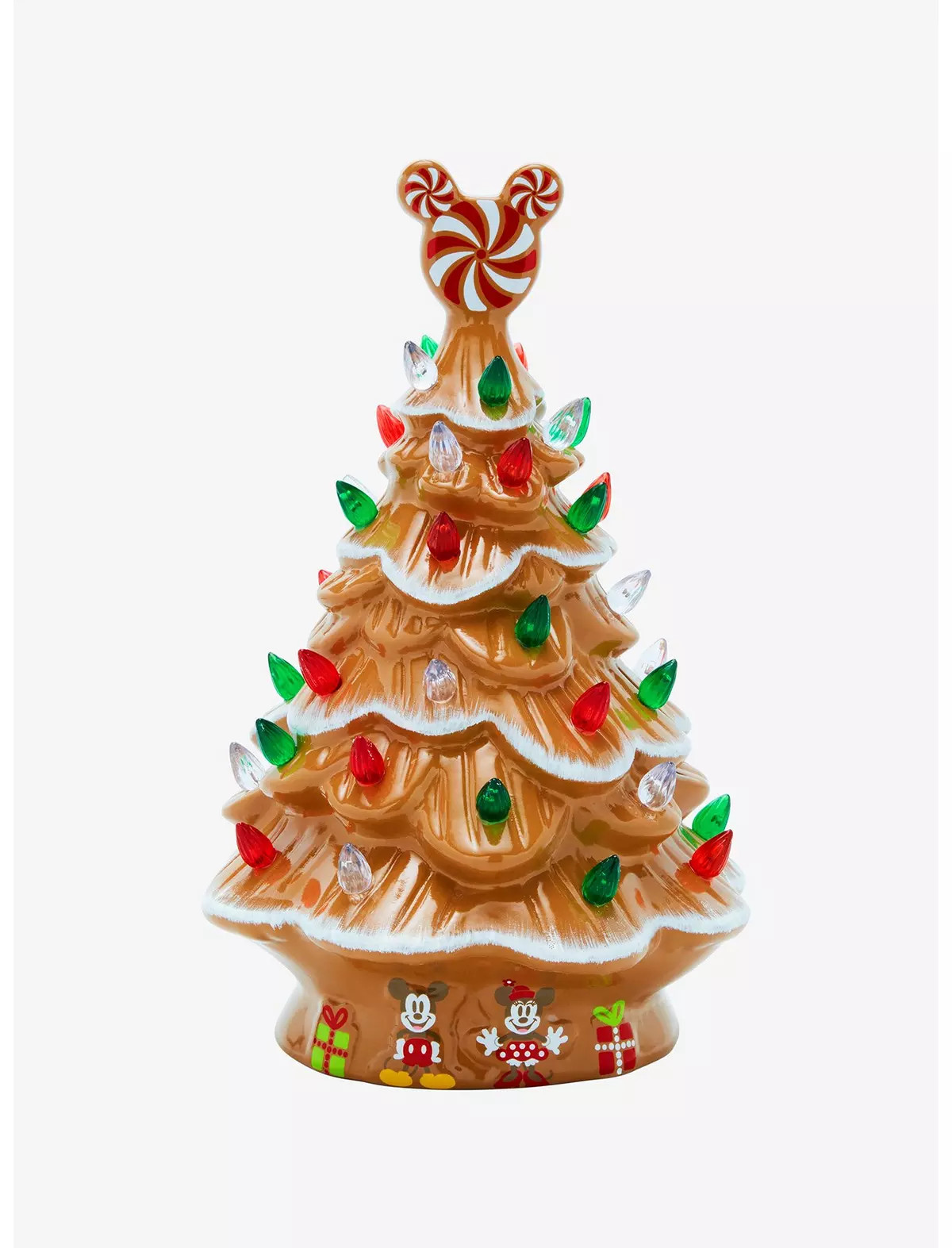 Disney Mickey Mouse Gingerbread Christmas Tree LED Tealight Holder - BoxLunch Exclusive | BoxLunch