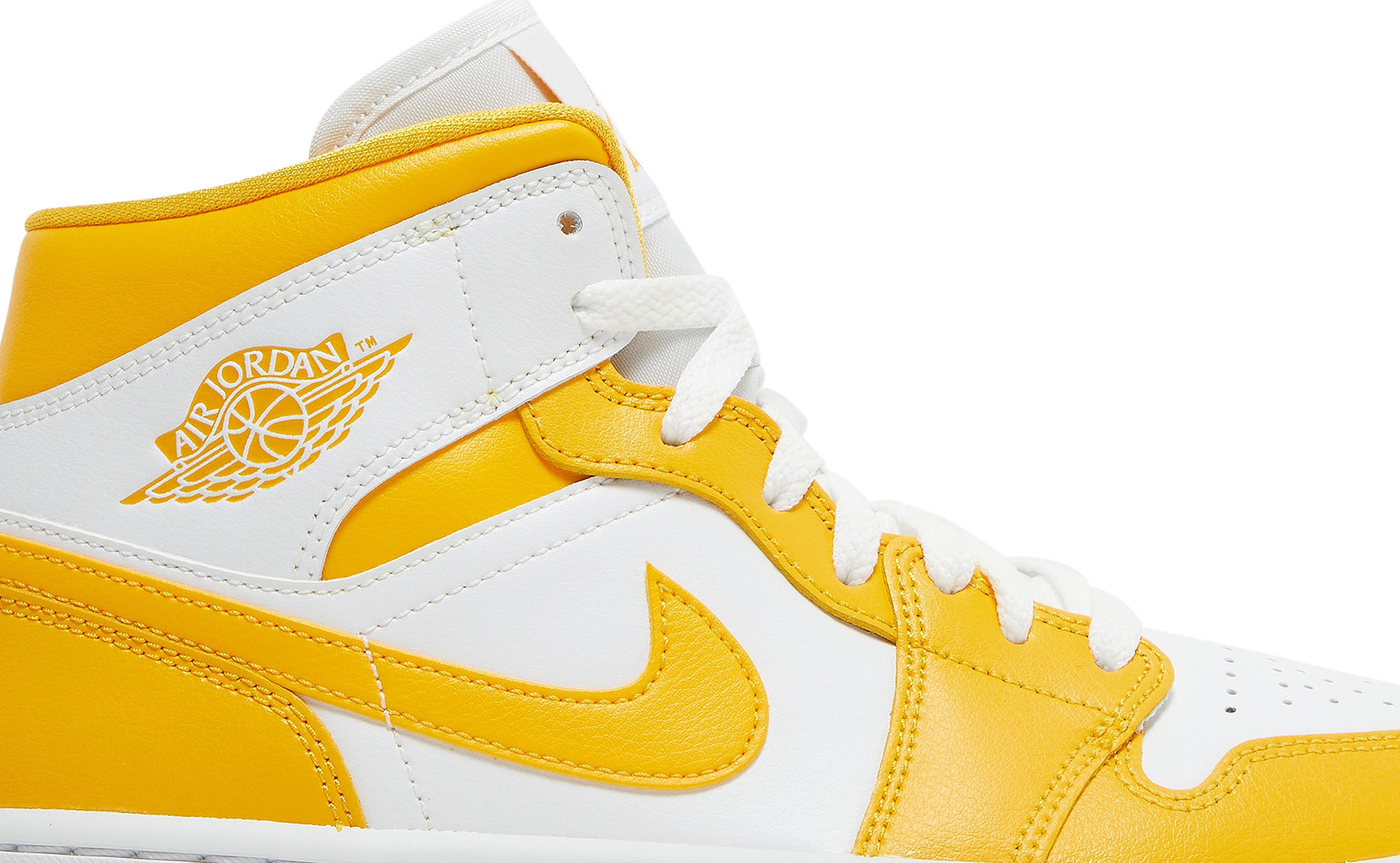 Wmns Air Jordan 1 Mid 'University Gold' | GOAT