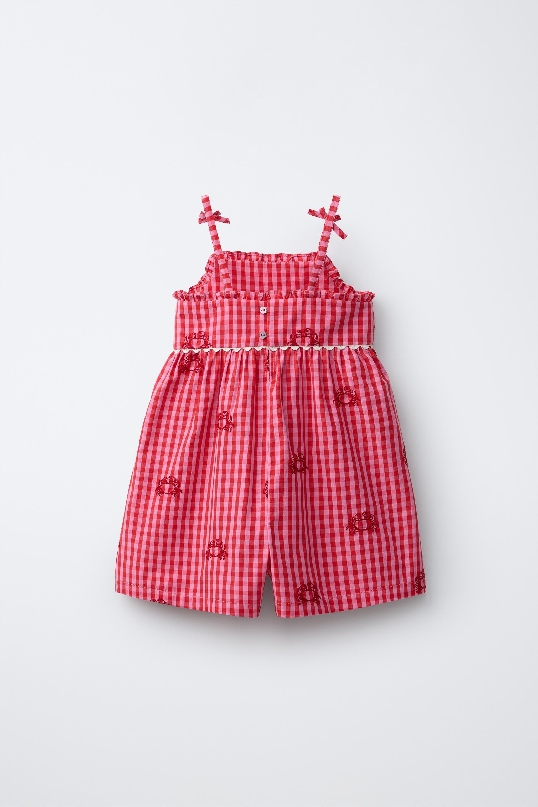 EMBROIDERED CRAB SHORT JUMPSUIT CASA LAWA X ZARA KIDS | Zara US