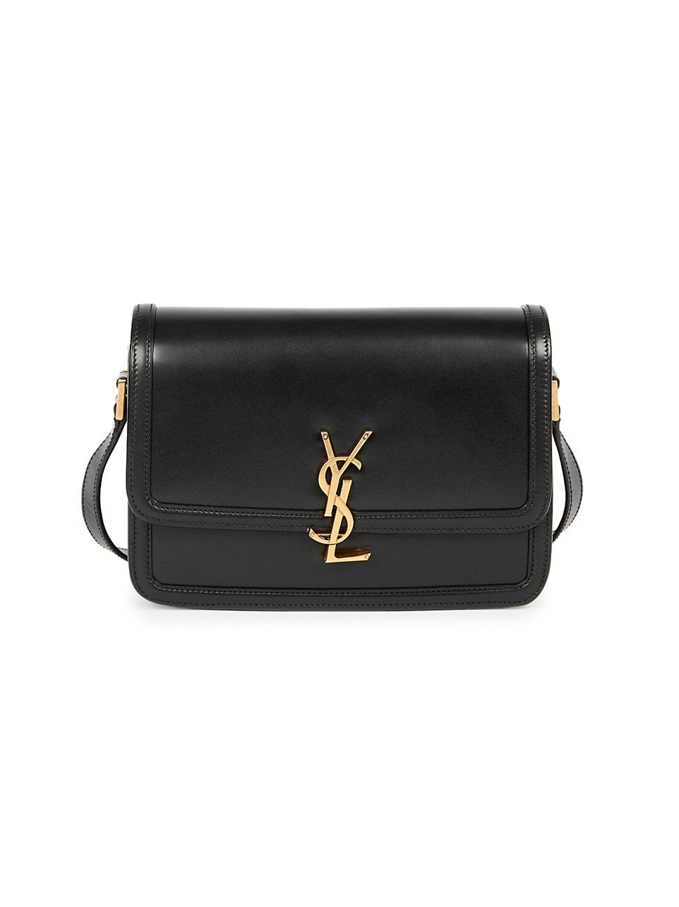 Medium Solferino Monogram Leather Crossbody Bag | Saks Fifth Avenue