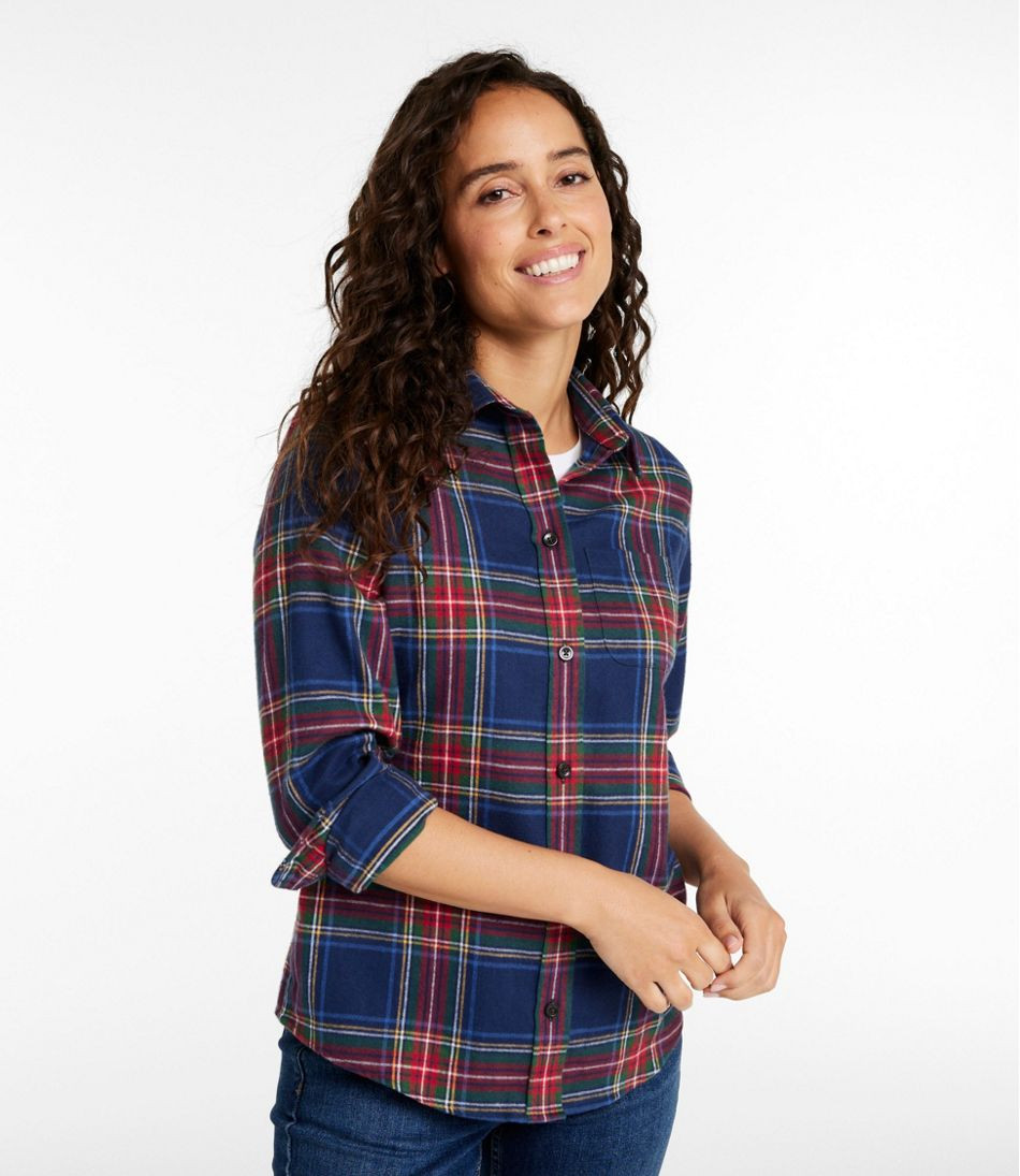 Women's Scotch Plaid Flannel Shirt, Relaxed | L.L. Bean