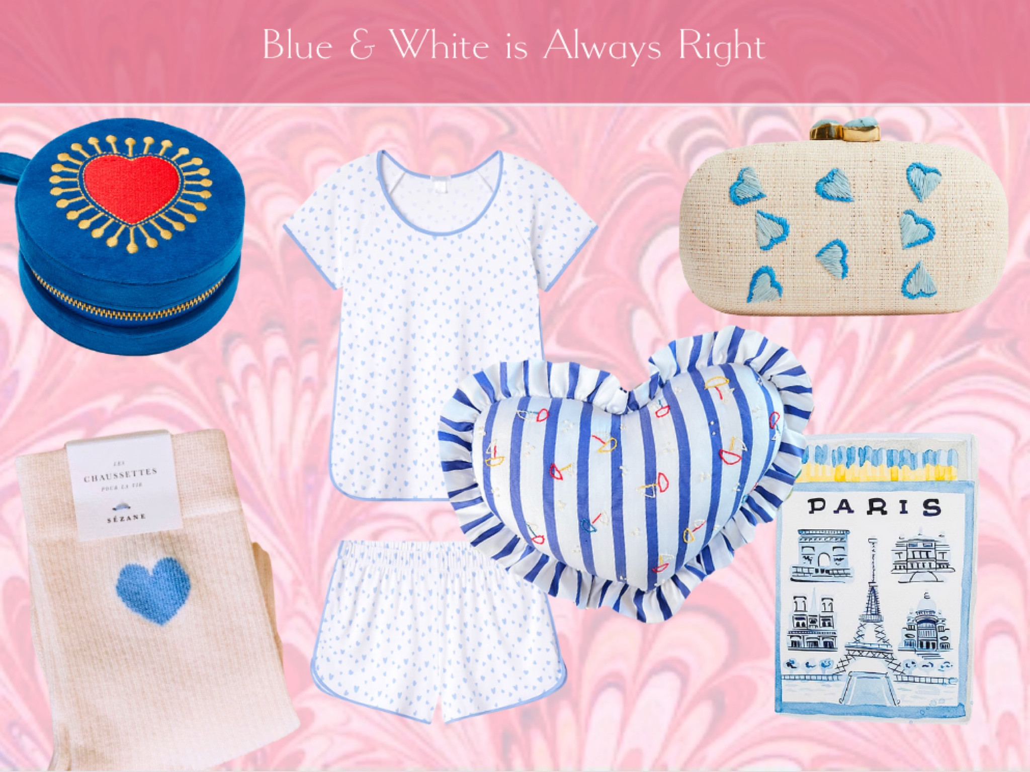 Blue and white valentines gift guide 

#LTKsalealert #LTKSeasonal #LTKGiftGuide