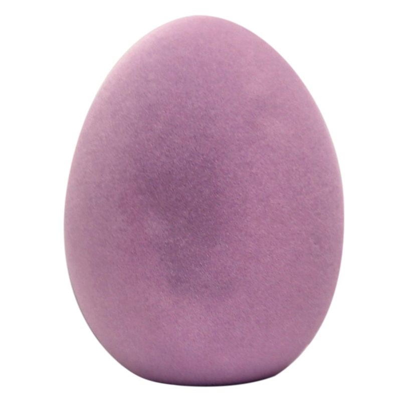 Bunny Brights Purple Flocked Easter Egg, 12" | At Home