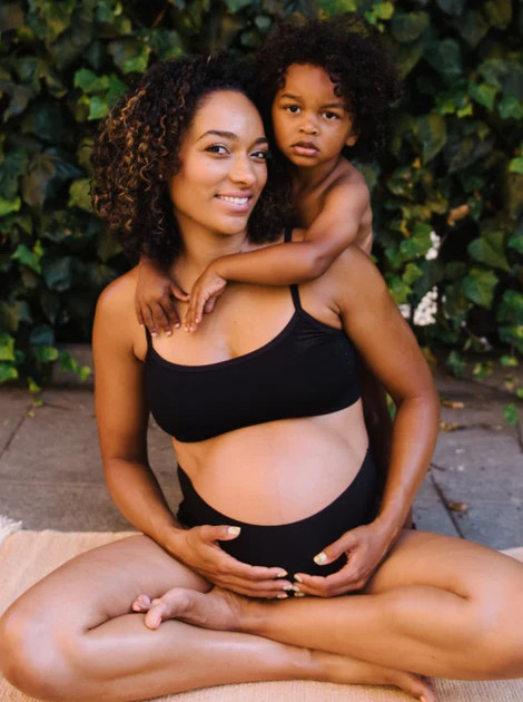Adore Maternity & Nursing Bralette - Black | LoveSteady