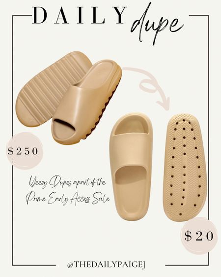 These are some great Yeezy dupes and under $20 with the prime day deals. They’re super comfortable and you’ll want to wear them all the time. They’re a must purchase  

#LTKsalealert #LTKshoecrush #LTKunder50