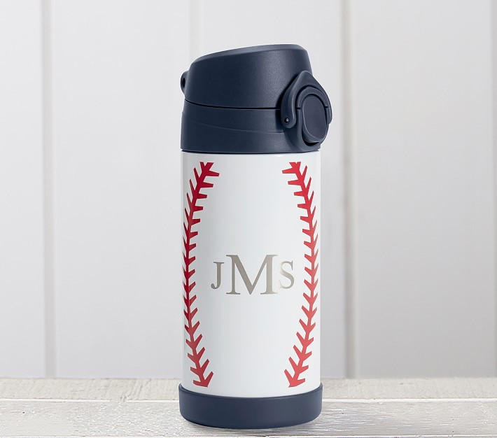 Mackenzie Baseball Water Bottle | Pottery Barn Kids
