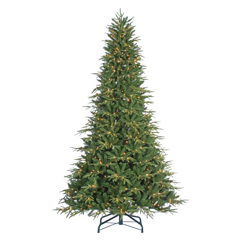 Lighted Artificial Fir Christmas Tree | Wayfair North America