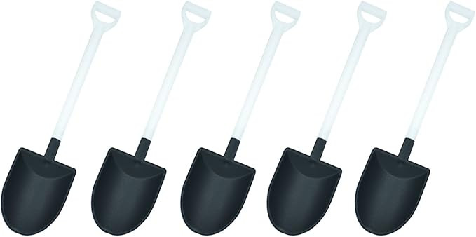oxe Novelty Mini Shovel Shape Spoons Cute Disposable Plastic Dessert Spoons,Set of 50 | Amazon (US)