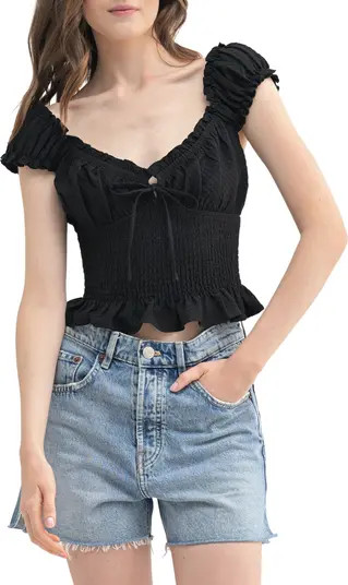 Sweetheart Neck Textured Top | Nordstrom Rack