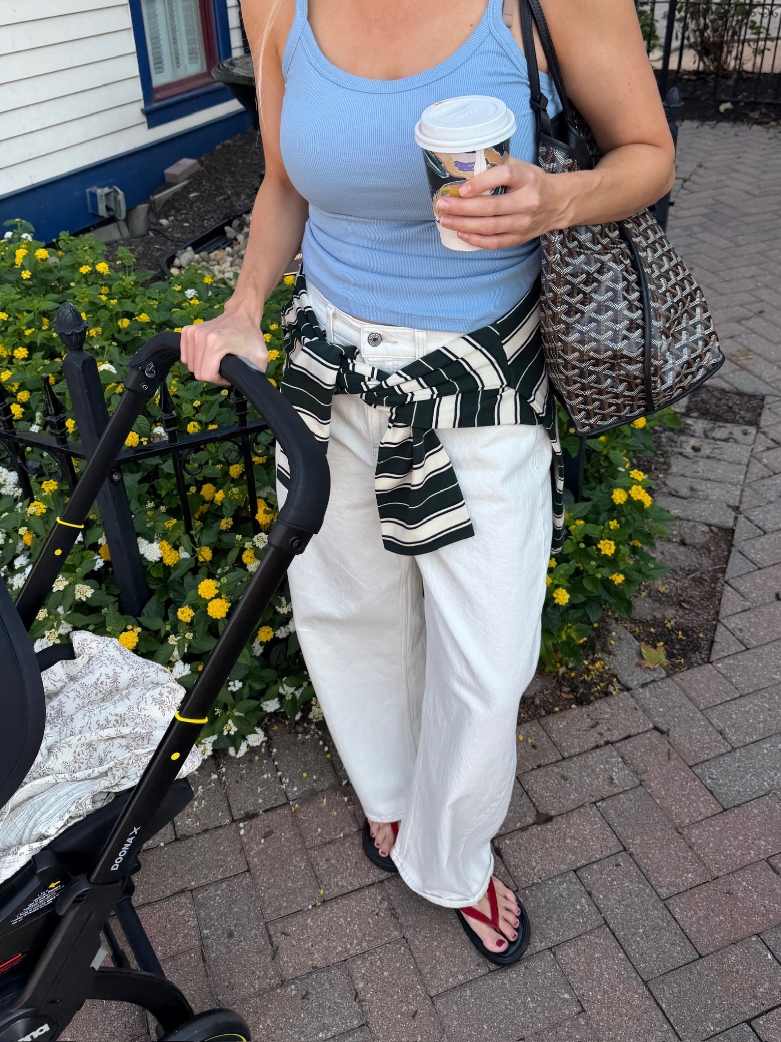 SIZE: med in tank (linked similar), med in tee (tied around waist), 29 reg in jeans (sized up for pp), linked similar shoes! #kathleenpost

Postpartum outfit, newborn phase,  newborn baby, summer outfit Inspo, fall transition outfit

#LTKmomlife #LTKootd #LTKBaby