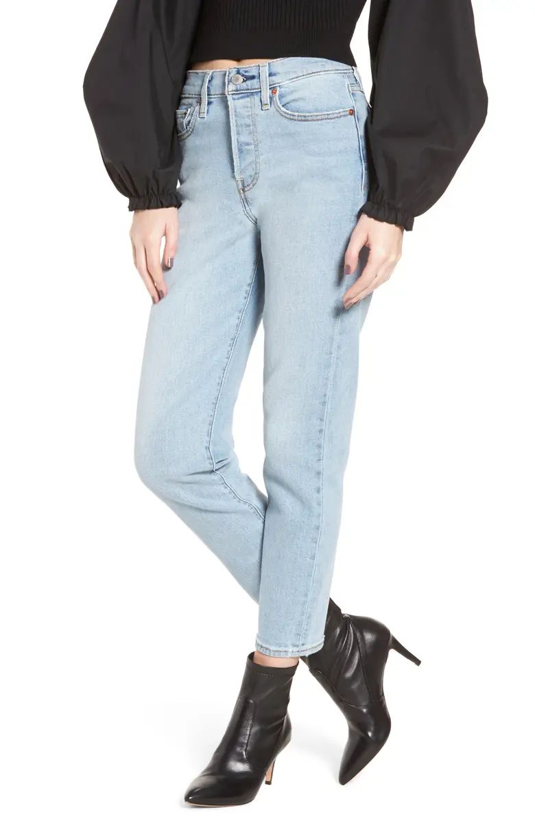 Wedgie Icon Fit High Waist Crop Jeans | Nordstrom