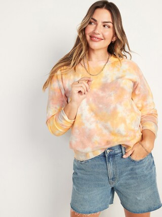 Vintage Specially Dyed Crew-Neck Sweatshirt for Women | Old Navy (CA)